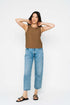 Ginny-Eyelet Gathered Tank